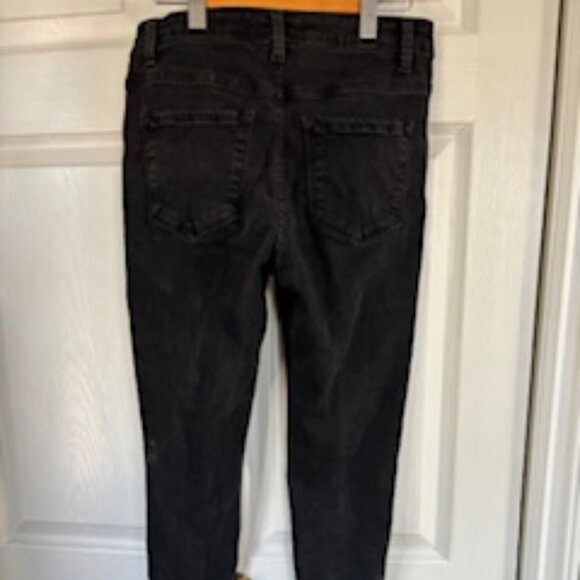 Flying Monkey skinny jean, zipped fly, black, stretchy material Size 30 - Picture 5 of 12